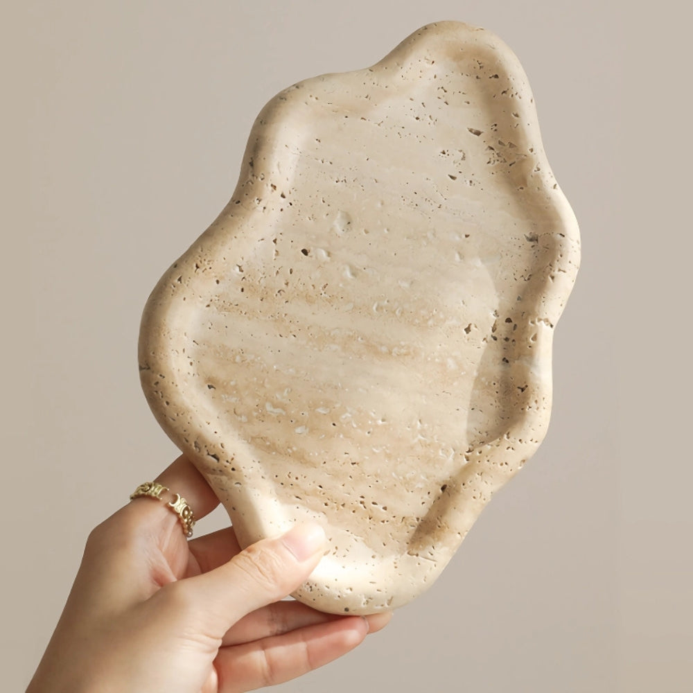 Serene Stone Cloud Jewellery Tray — lifestyle shot