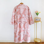 Floral Breeze Kimono Robe — lifestyle shot