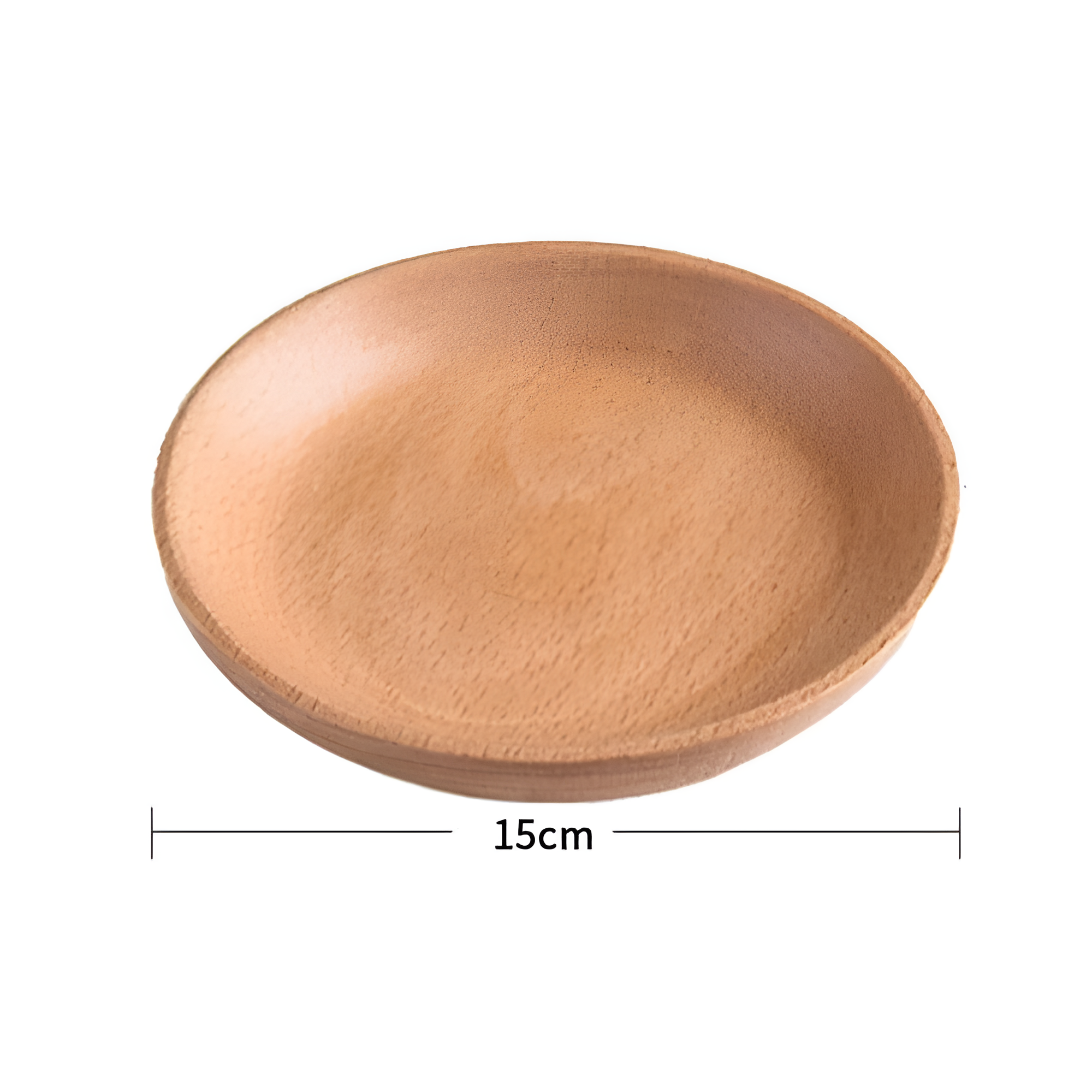 Handcrafted Walnut Wood Plate — product in use