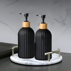 Minimalist Bamboo Pump Soap Dispenser — main product photo