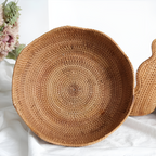 Natural Rattan Handwoven Fruit Basket — product feature detail