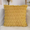 Plush Heart Cushion Cover — material texture close-up