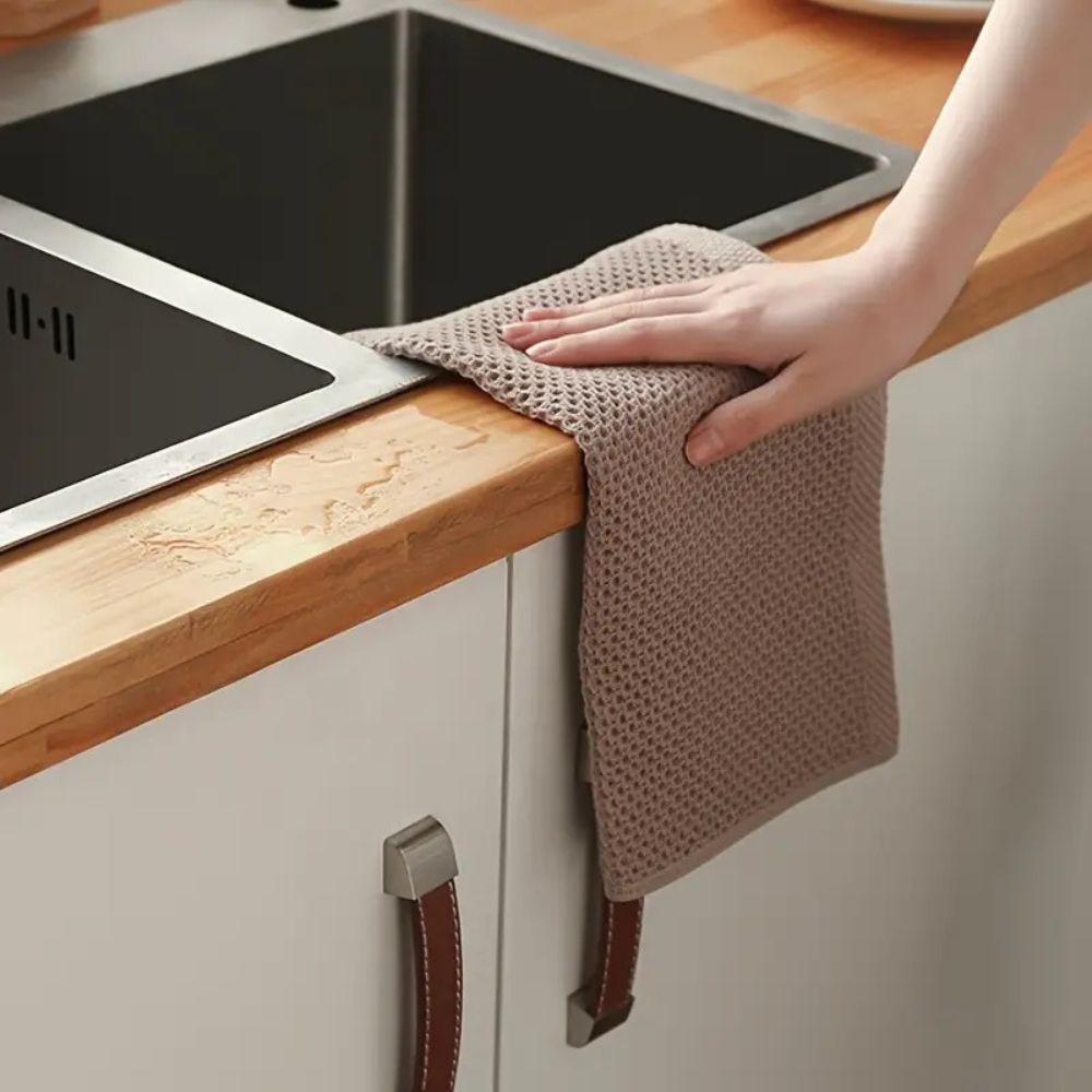 Honeycomb Absorbent Kitchen Towels — lifestyle shot