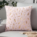Golden Leaf Velvet Cushion Covers — product feature detail