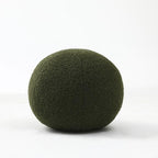 Plush Ball Shaped Boucle Cushion — product feature detail