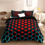 Cosmic Vortex | 3pcs Quilt Cover Set — product in use