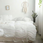 Princess Amara Ruffled Lace Bedding | 4pcs Set — product close-up