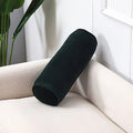 Plush Velvet Bolster Cushion — size and scale reference