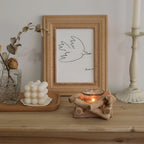 Driftwood Haven Candle Holder — product feature detail