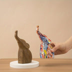 Graffiti Elephant Resin Figurine — main product photo