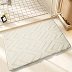 Diamond Jacquard Bath Mat — product close-up