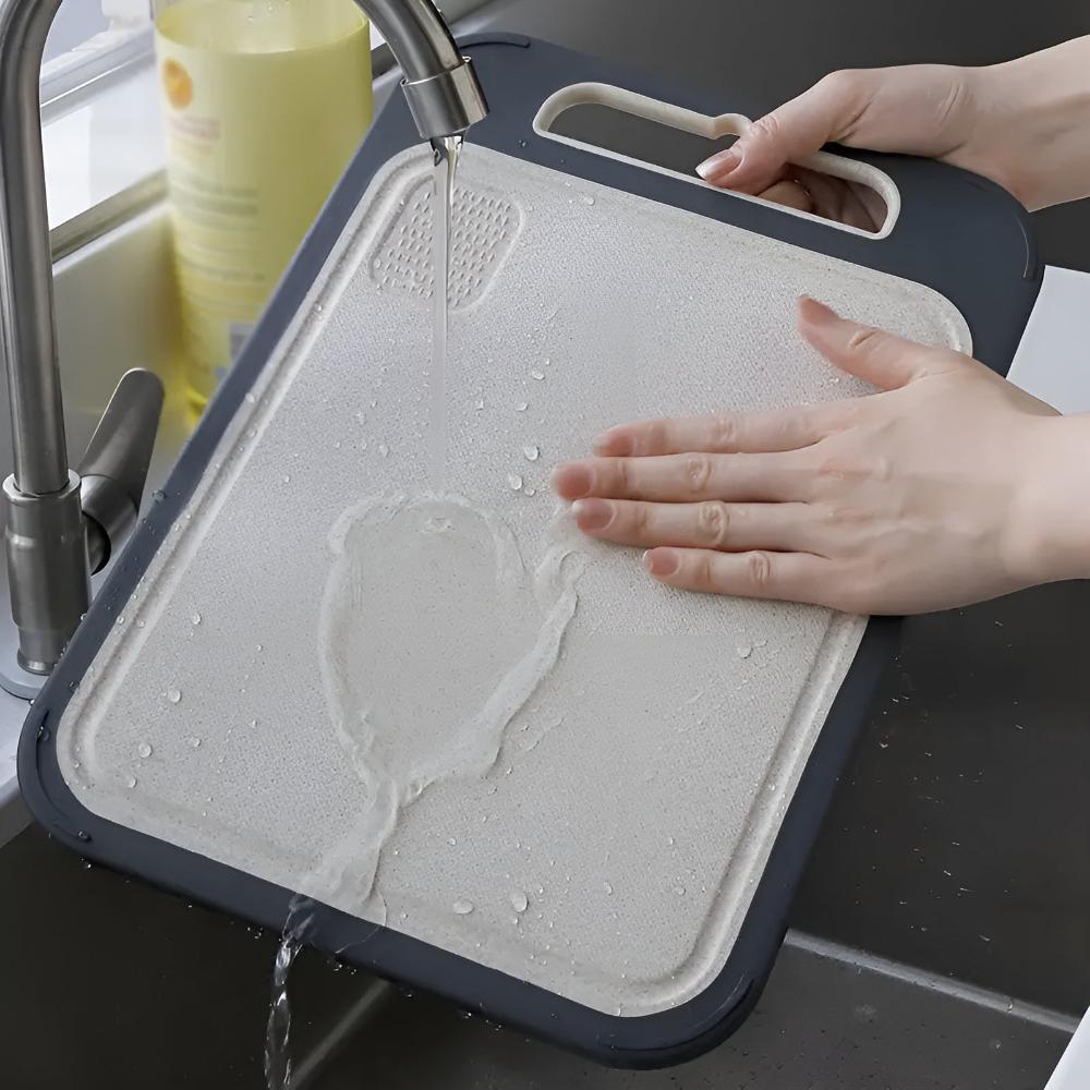 Reversible Stainless Steel Cutting Board — additional view