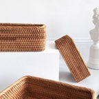Artisan Rectangular Rattan Storage Basket — additional view