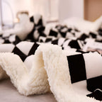Chessboard Pattern Elegance Blanket — additional view