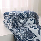 Paisley Dream Cotton Tassel Blanket — additional view
