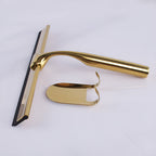 Golden Stainless Steel Multi-Purpose Squeegee — product close-up