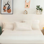 Fleece Comfort Pillow Covers — material texture close-up