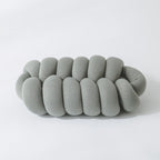 Splendid Ellipse Knotted Plush Cushion — additional view