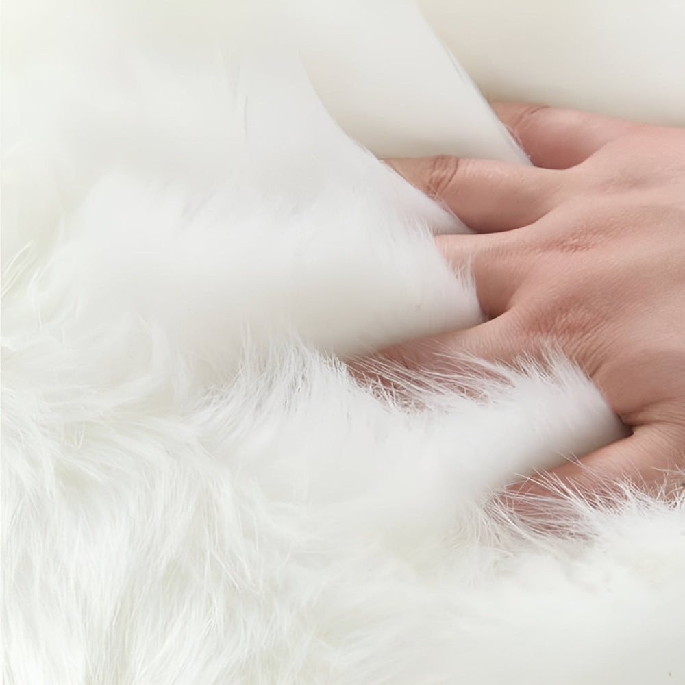Round Cloud Soft Plush Rug — product detail view