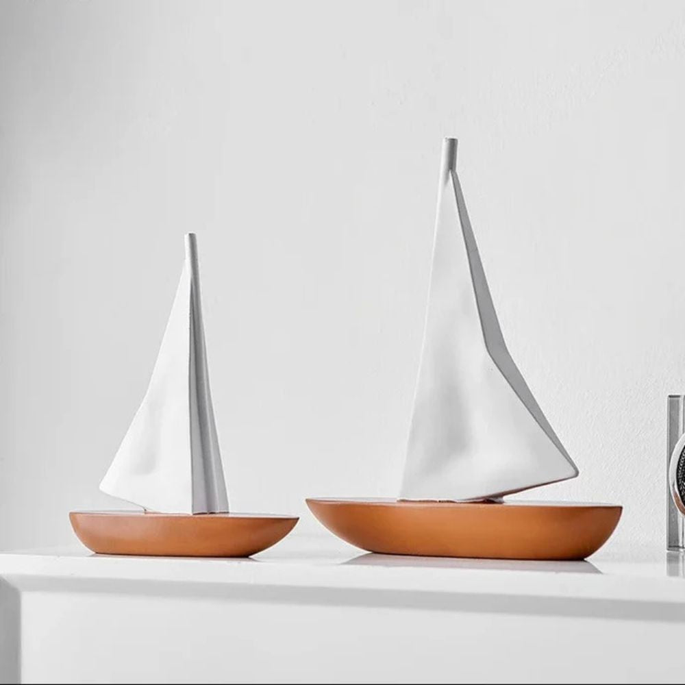 Celestial Drift Sailboat Decor — product close-up