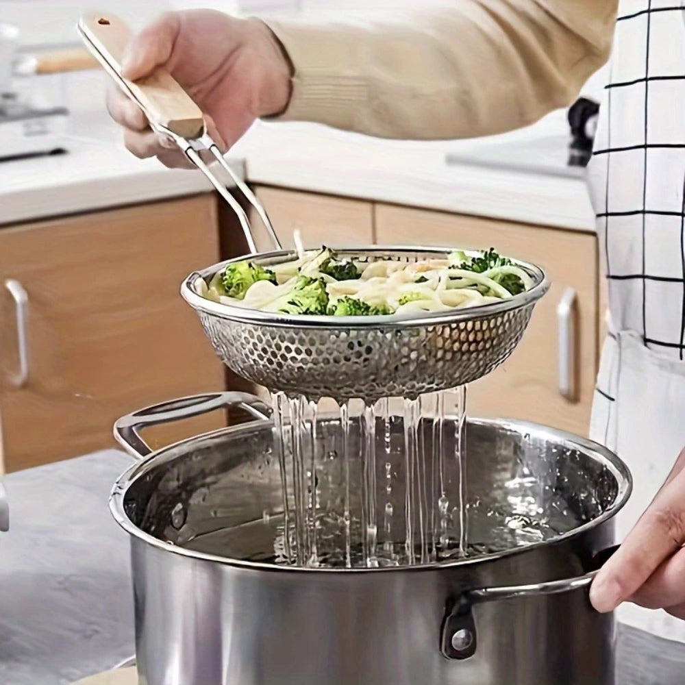 Skimmer Stainless Steel Colander Strainer — main product photo
