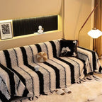 Striped Haven Sofa Cover — product close-up