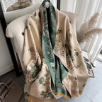 Nuvé Floral Soft Double Sided Scarf — product feature detail