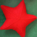 Starfish Hand-Knitted Cushion — additional view