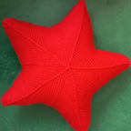 Starfish Hand-Knitted Cushion — additional view