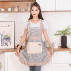 Sweet Flora Kitchen Apron — product close-up