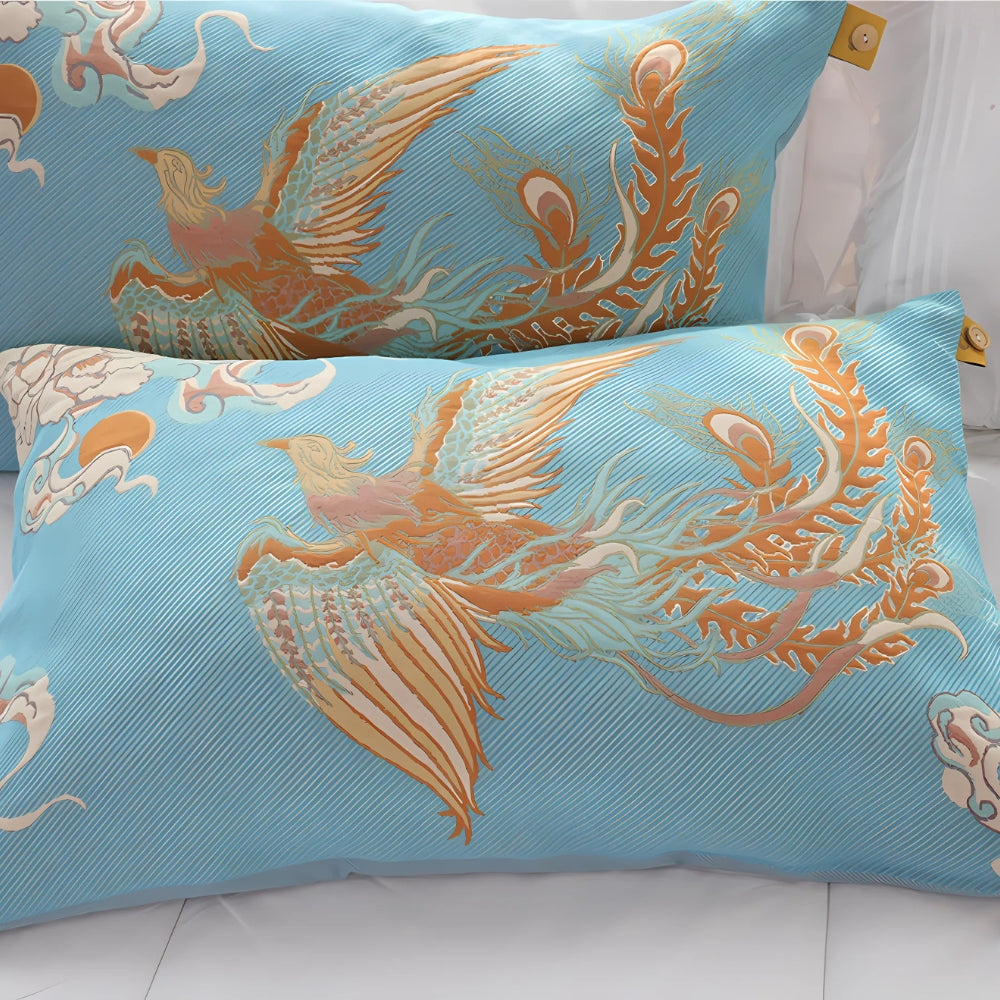 Ornate Heritage Cotton Pillowcase Set — product detail view