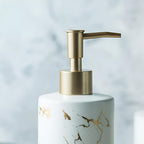 Golden Marble Luxe Dispenser — lifestyle shot