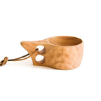 Rubberwood Artisan Mug Collection — material texture close-up