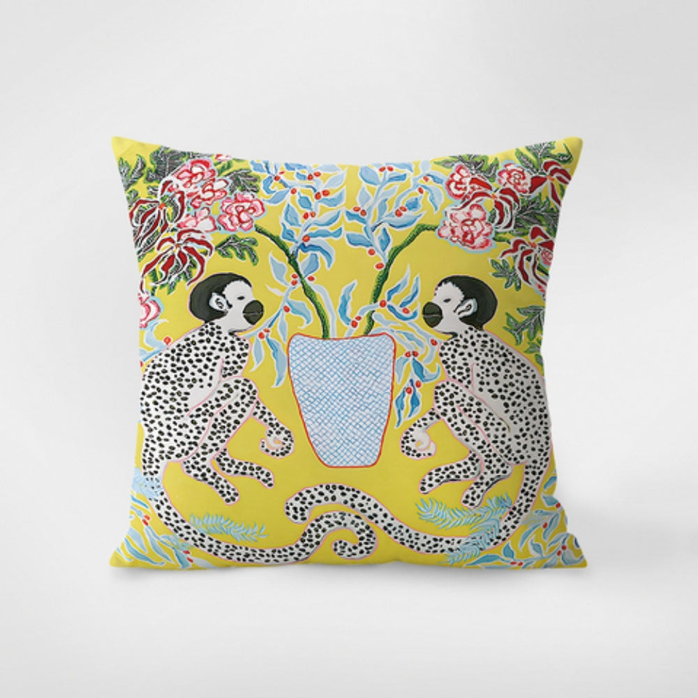 Zebra Tapestry Tassel Cushion Cover — size and scale reference