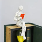 Woman Reading Shelf Decoration — alternate angle view