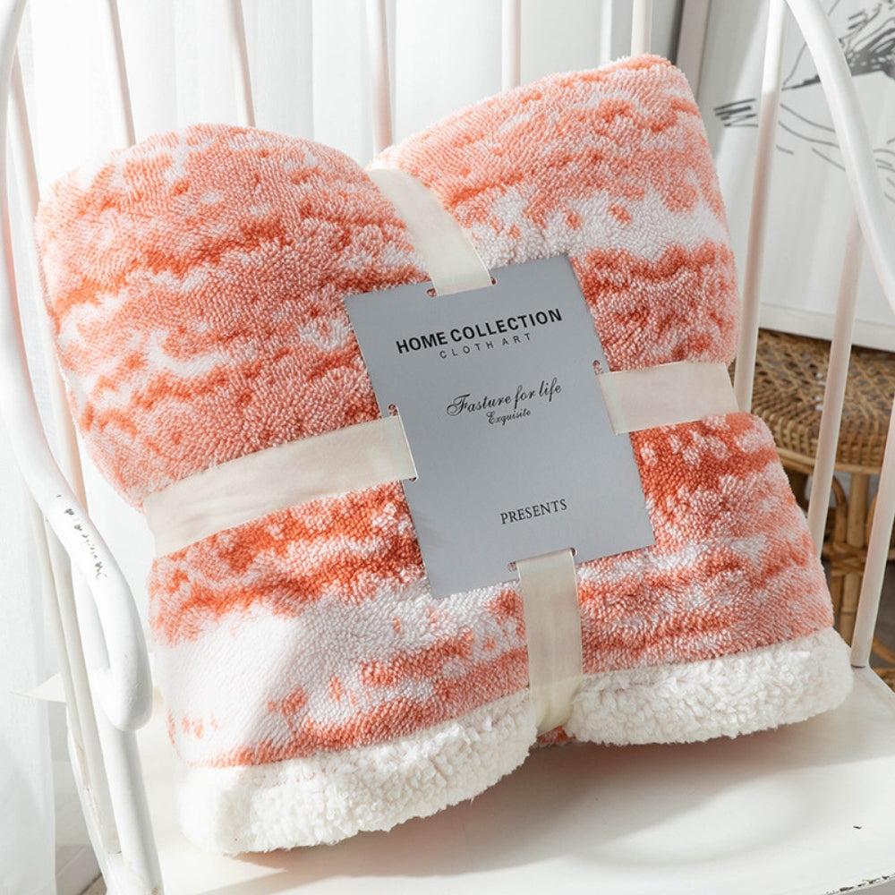 Seraphina Velvet Sherpa Blanket — size and scale reference