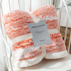 Seraphina Velvet Sherpa Blanket — size and scale reference