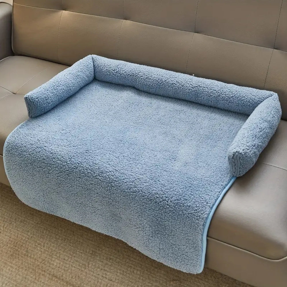 Casa Calming Dog Bed Sofa Protector Mat — product in use