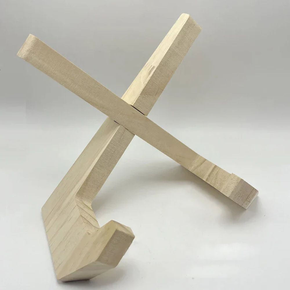 Wooden Frame Recipe Book Stand — product close-up