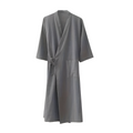 Minimalist Unisex Kimono Bath Robe — product in use