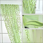 Willow Leaf Strip Window Curtains — alternate angle view