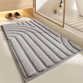 Cloud Luxe Flocked Bath Mat — size and scale reference