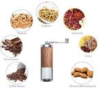 Wooden Mechanical Coffee Grinder — alternate angle view