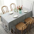 Blossom Weave Elegance Tablecloth — alternate angle view