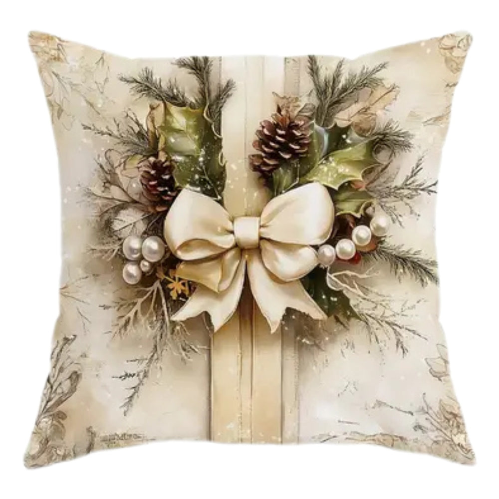 Golden Velvet Christmas Cushion Covers — product feature detail