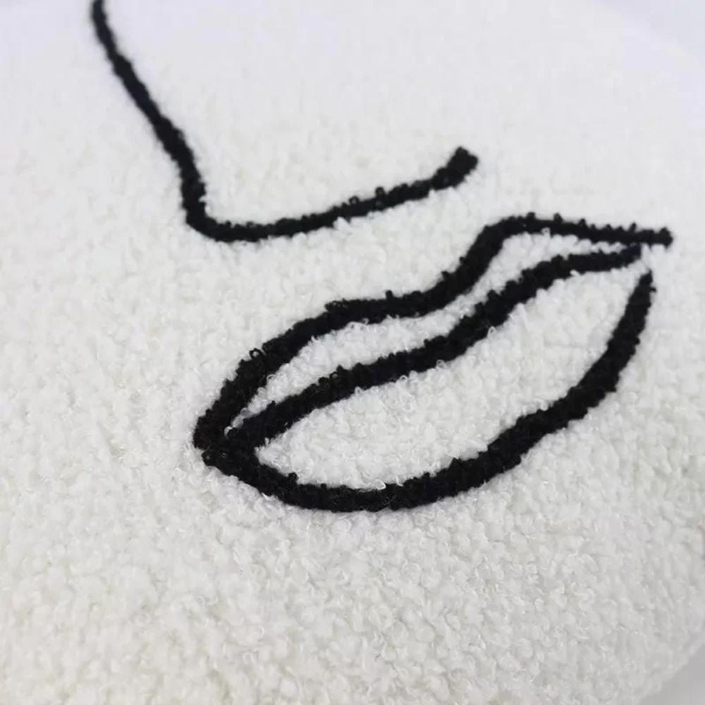 Abstract Face Artistic Cushion Cover — additional view