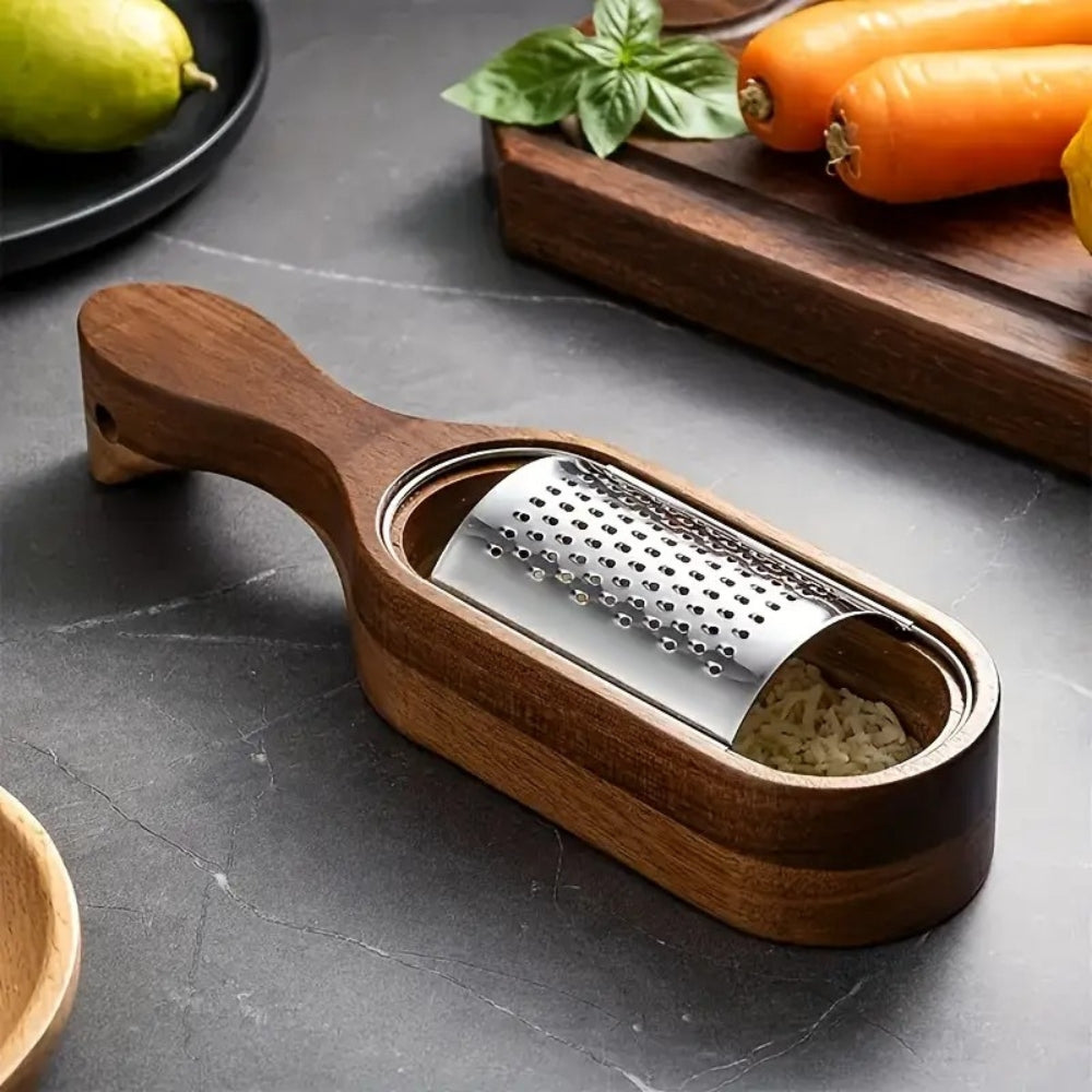 Wood Grip Cheese Grater — alternate angle view