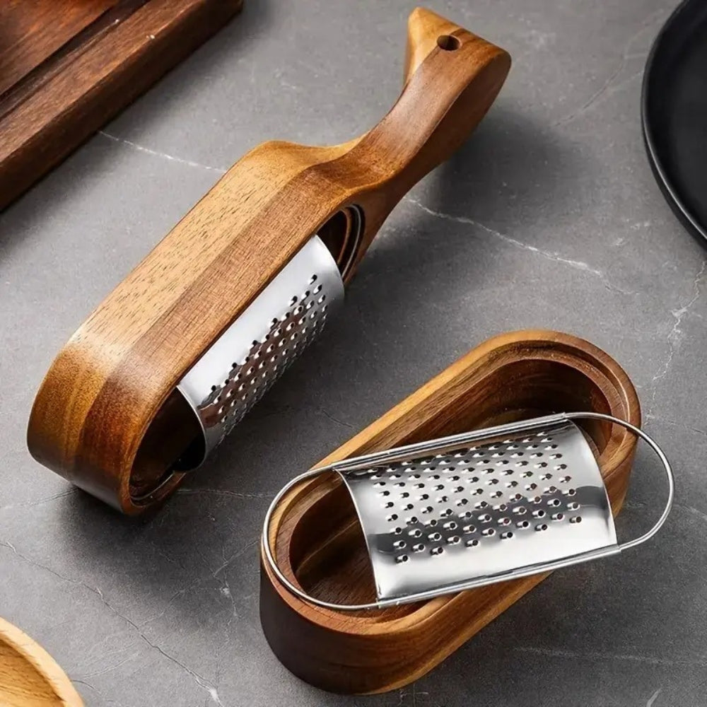 Wood Grip Cheese Grater — product detail view