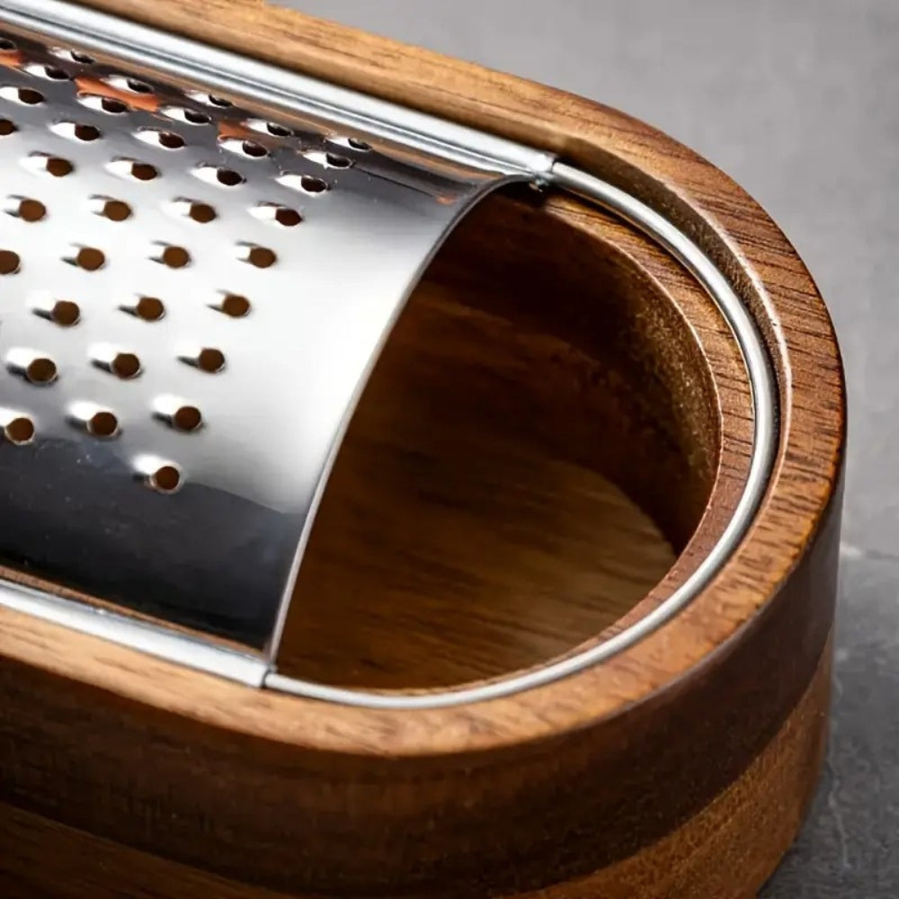 Wood Grip Cheese Grater — product close-up