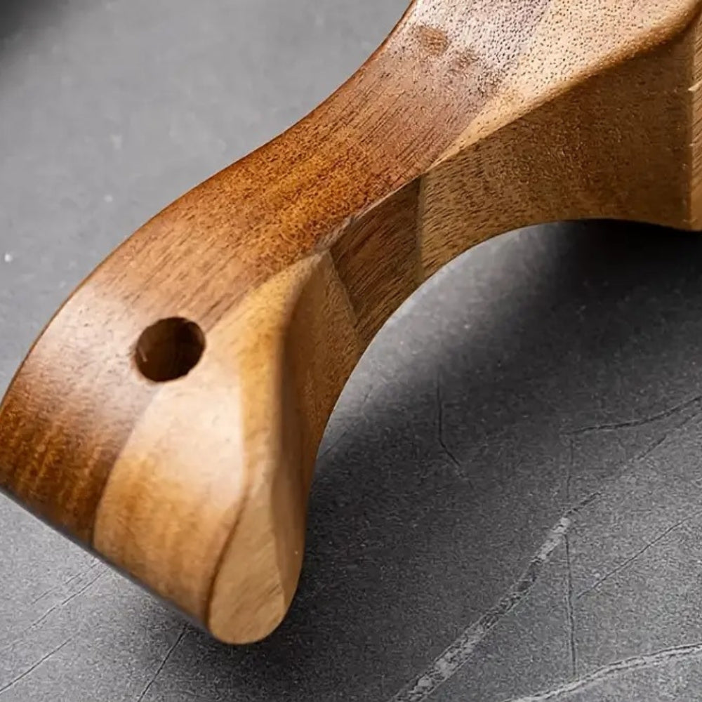 Wood Grip Cheese Grater — lifestyle shot